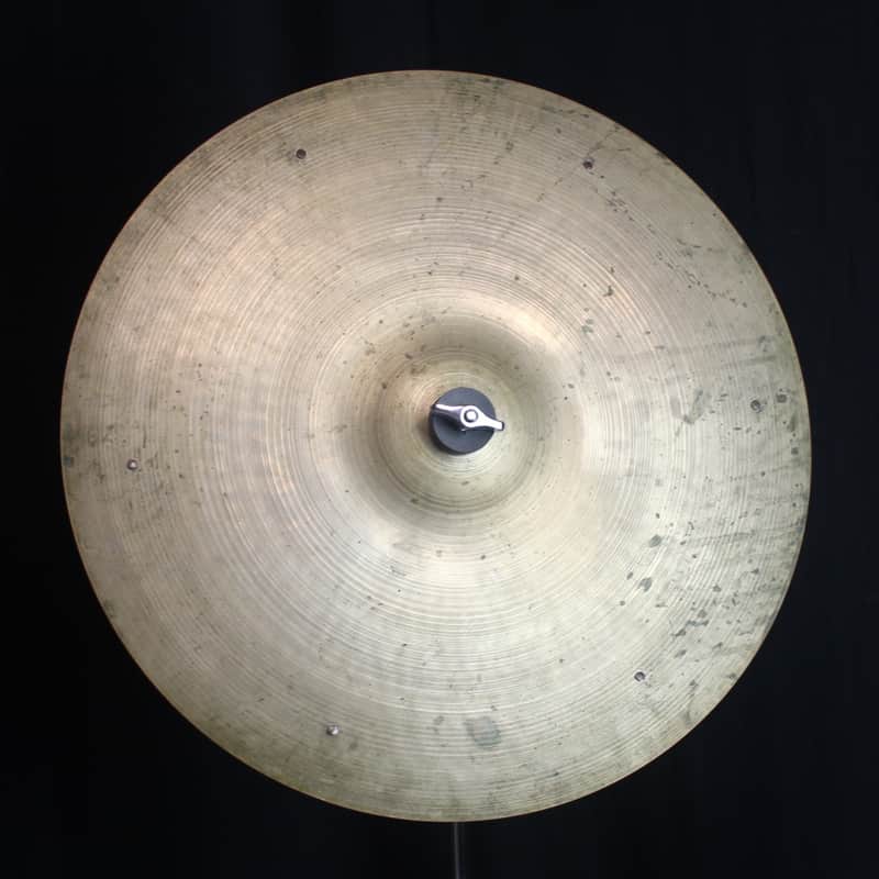 A. Zildjian 18" Small Stamp Ride Cymbal 1957 - 1960 image 1