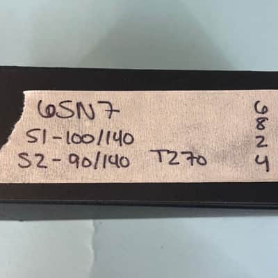1954 Tung Sol 6SN7GT Vintage Made In USA Preamp Tube! T270 image 7