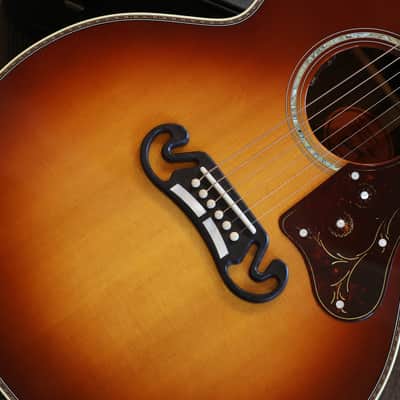 Minty! 2023 Gibson Custom Shop SJ-200 Deluxe Acoustic Guitar Rosewood Burst + OHSC image 4