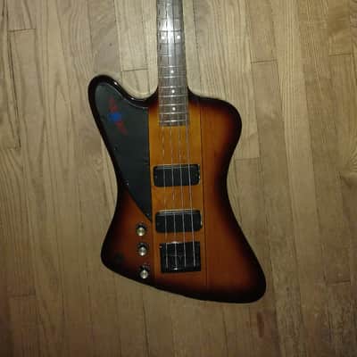 Left​  Handed Tokai Thunderbird Bass Guitar 1992 Tobacco Sunburst image 1