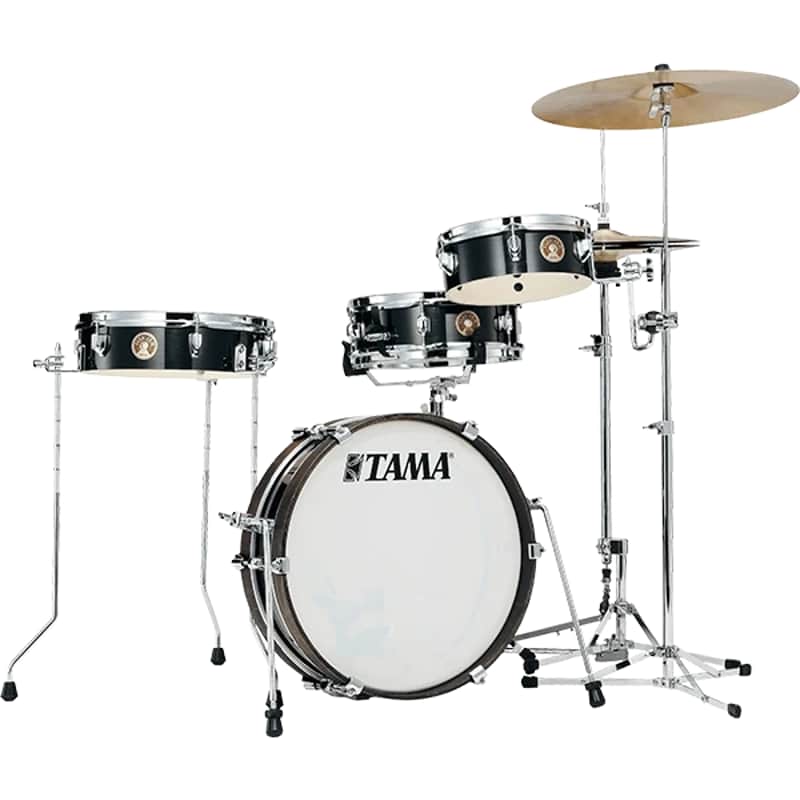 Tama Club-JAM Pancake 4-piece Shell Pack with 18" Bass Drum - Burgundy Walnut Wrap image 1