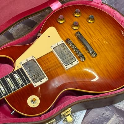 Gibson Custom Shop 1960 Les Paul Standard VOS Washed Cherry Sunburst New Unplayed Auth Dlr 8lb9oz #531 image 8
