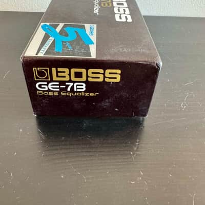 Boss GE-7B Bass Equalizer (1987) - Black Label - Made in Japan - Excellent ! image 12