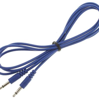 Doepfer A-100C 120 Eurorack Patch Cable - Blue (120cm) image 11