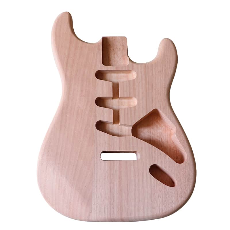 ST Guitar Body Mahogany Wood Guitar Barrel image 1