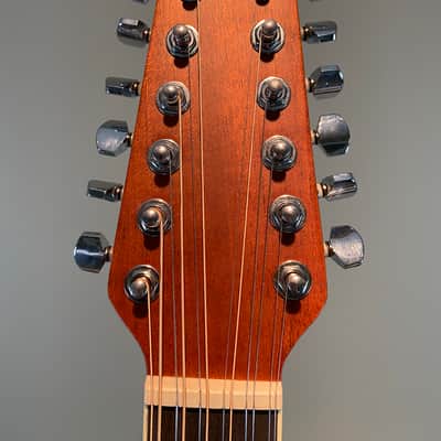 Applause Standard AB2412II-5 12-string Mid-Depth Acoustic-Electric Guitar – Black image 3