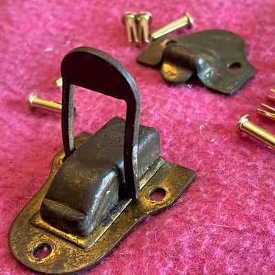 vintage Eagle case latch for 1950's 1960's Fender Gibson Lifton Geib guitar case 1959 Les Paul standard image 2