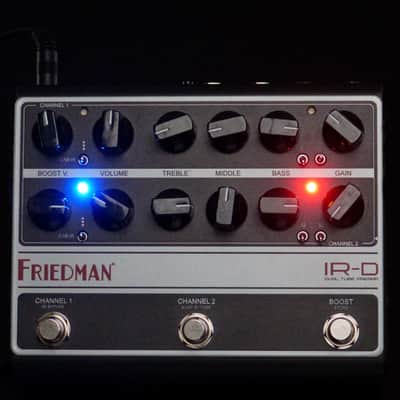 Friedman IR-D Dual Tube Preamp 2024 - Present - Black / Silver image 1