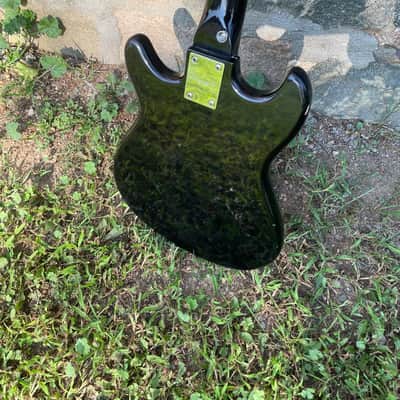 Vintage Harmony H804 Electric Guitar – Black – Ready to Play image 4