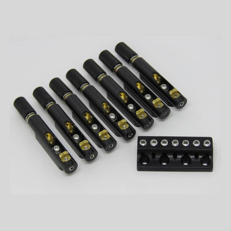 Nova Guitar Parts Single String Headless Guitar Bridge - 7 pcs image 1