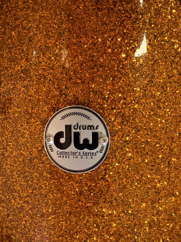 DW Collector's Maple/Mahogany 3 Piece Drum Kit 2014 - Burnt Orange Glass image 1
