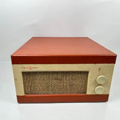 Vintage Voice of Music Record Player Model 1260 tube speaker portable retro image 2