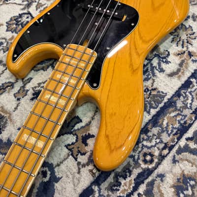Used Moon Bass JB-4 Marcus Miller Tribute Sadowsky mod - Clear finish image 2