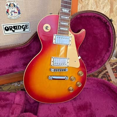 1996 Gibson Les Paul Standard Cherry Sunburst 'Good Wood' Electric Guitar w OHSC image 2