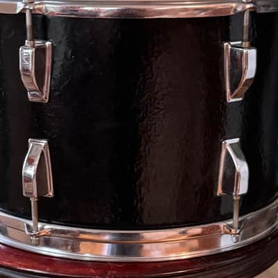 Kent 13 x 8" Rack Tom Drum Vintage Made in USA w Clip Mount - Black image 4