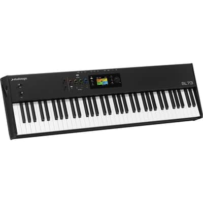 STUDIOLOGIC - SL73 MK2 Master Keyboard 73 Keys Weighted Hammer Action with Aftertouch, USB-C Audio Interface, MIDI 2.0, DAW Controls, Numa Player Integration image 1