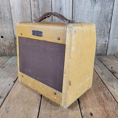 Fender Tweed Champ 5D1 Wide Panel 1956 - Tweed image 4