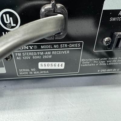 Sony STR-DA1ES Receiver HiFi Stereo 5.1 Channel Home Theater Vintage Audio Phono image 6