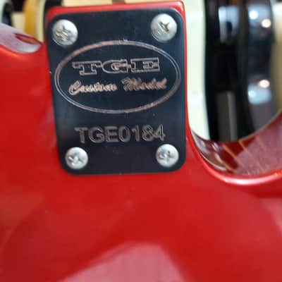 iFusion® Tributer® Metal TM-FIRE Left Handed Telecaster Style Electric Guitar - Metallic Red image 11