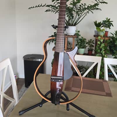 Yamaha SLG200S Silent Guitar 2010s - Tobacco Sunburst image 1