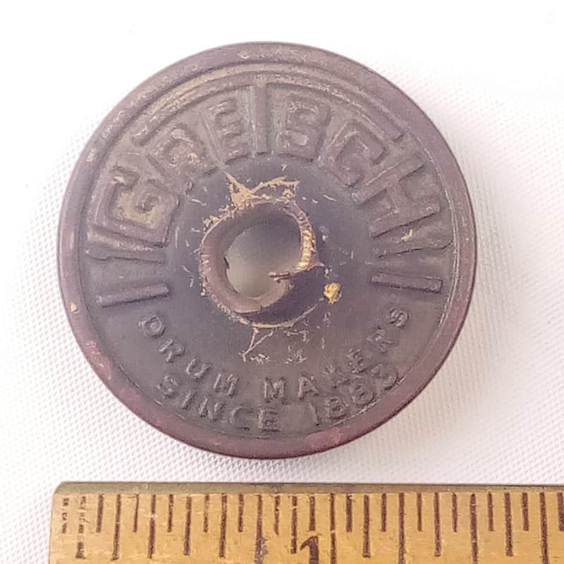 Gretsch Snare Drum Round Badge Thick Sticks 60s Vintage Renown Brooklyn +Grommet image 1