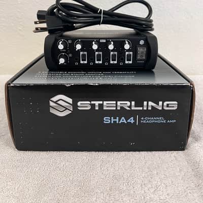 Sterling Audio SHA4 4-Channel Headphone Amplifier 2021 - Present - Black image 2