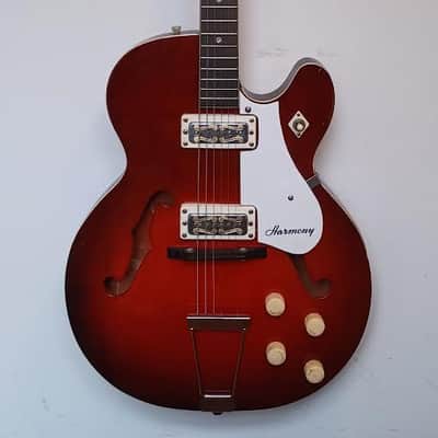 Harmony H54 Rocket II - 1960s - Red Burst image 3