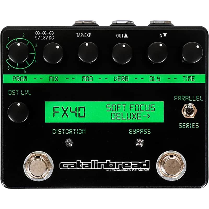 Catalinbread Soft Focus Shoegaze Plate Reverb Effects Pedal 2025 - BLACK image 1