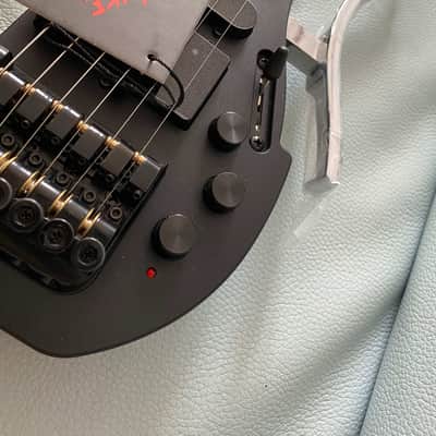 Alp AD-80 Adventure headless electric travel guitar 2021 Black with new updated gig bag image 12