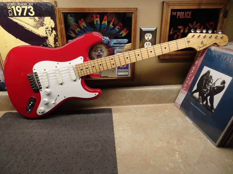 Eric Clapton Artist Series Stratocaster--1st Year- 1988--Rare Torino Red--Super Clean