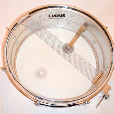 UNMARKED UNIQUE STENCIL COS SNARE DRUM 14" 60's/70's - 8 LUGS - FREE SHIP TO CUSA! image 11