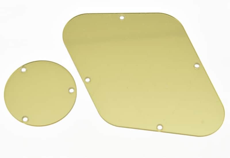 Gold Mirror Rear Control Switch Plate Back Plate Cavity Cover image 1