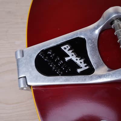 Edwards E-SA-125LTS Semi-Hollow Body With Bigsby MIJ 2013 Cherry Red Japan w/ Bag image 7