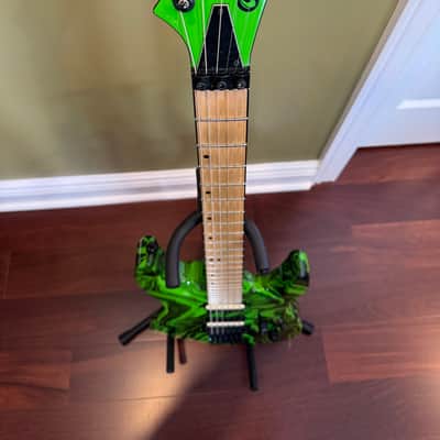 Jackson Pro DK2M 2014 - Slime Green Swirl image 10