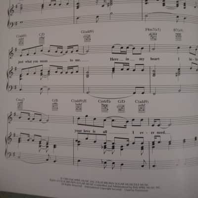 Collection of 2 Luther Vandross Sheet Music 1989-2002 image 6