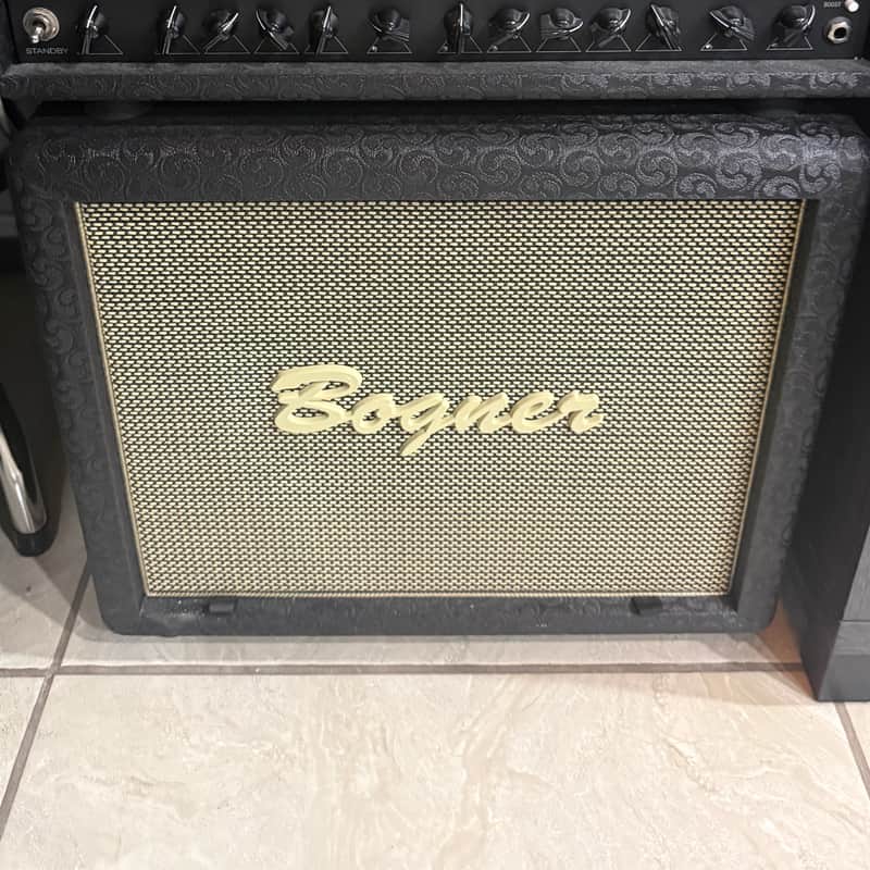 Bogner 112CP Closed Back Dual Ported 1x12" Guitar Speaker Cabinet 2010s - Black image 1