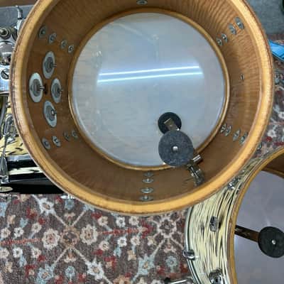 Slingerland 12/13/16/20 1970s - White Tiger Pearl image 4