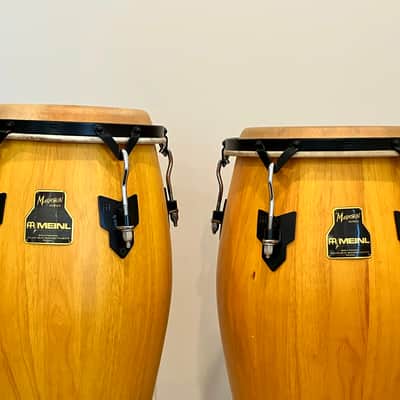 Meinl MarathMeinl Marathon Series Wood Conga Pair Natural w/ LP Bags & Stands – Thailand-Madeon Series image 4