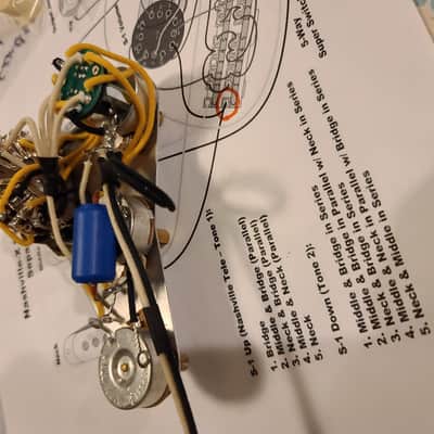 Fender Stratocaster Harness/Control 10 Different Tonal Options! (Nashville X) image 8