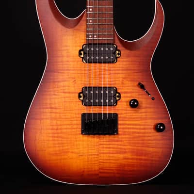 Ibanez RGA42FM Flame Maple Top Electric, Dragon Eye Flat image 1