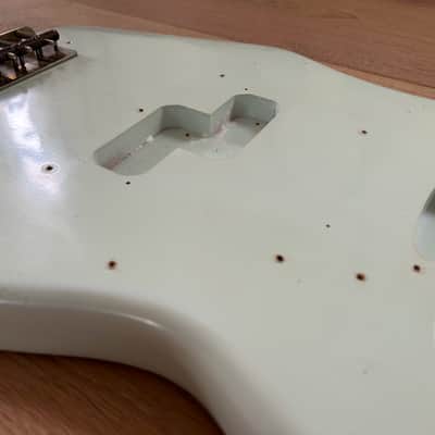 Fender (MJT) Precision Bass Body (2025) - Vintage Aged Faded Sonic Blue image 9