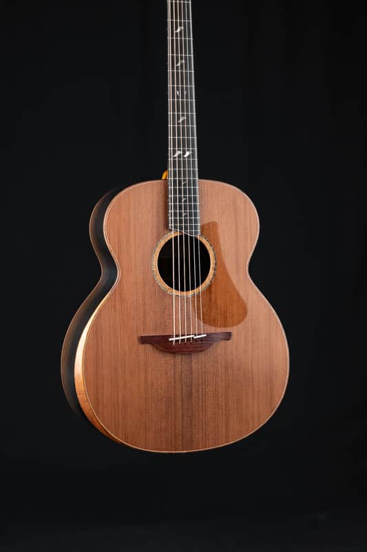 Lowden O-50 Ancient Bog Oak and Sinker Redwood with Leaf Inlays NEW