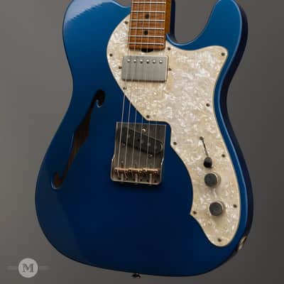 Don Grosh Electric Guitars - NOS Hollow T - Lake Placid Blue - Timeworn Finish image 4