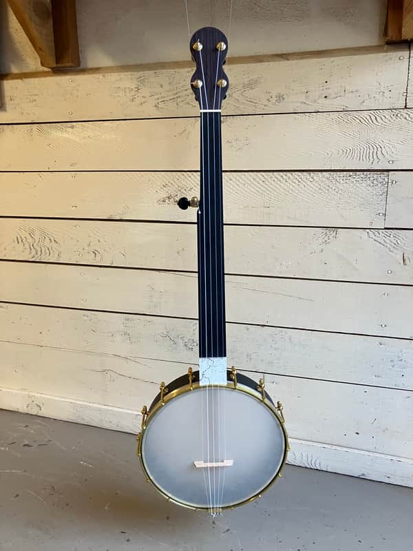 Nate Calkins Fretless Openback Banjo 2025 - Cherry image 1
