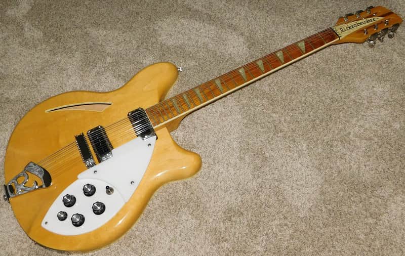 Rickenbacker 360/12 Semi-Hollow 12 String Electric Guitar Mapleglo Vintage 1980 image 1