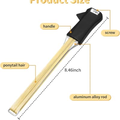 Guitar Bow, Ebow for Guitar Playing Bow, 2-in-1 Guitar Bow Pick Create Cello and Violin-Like Sounds, Creative Gift for Guitar Enthusiasts Players, image 2