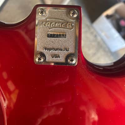 Kramer  Focus 6000 1985 - BODY AND PARTS ONLY Cherry red image 3