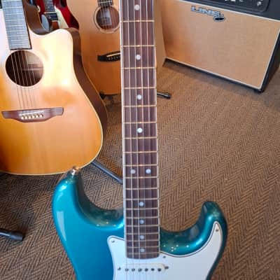 Fender Eric Johnson Stratocaster with Rosewood Fretboard 2009 - 2018 - Lucerne Aqua Firemist image 6