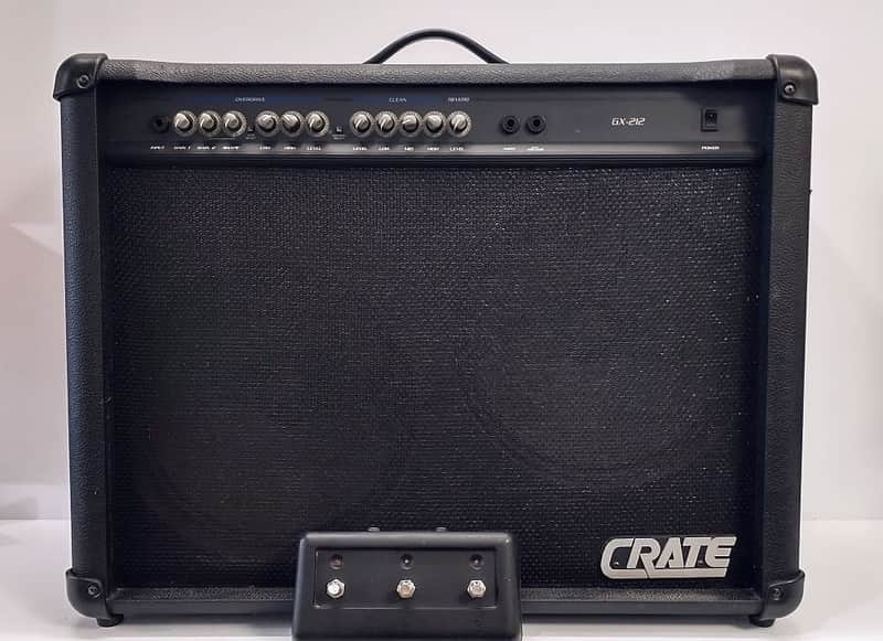 Crate GX-212 2-Channel 115-Watt 2x12" Solid State Guitar Combo - Black image 1