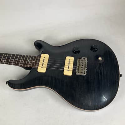 1999 PRS McCarty Soapbar 10 Electric Guitar Black Brown Woodgrain With Case image 8